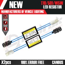 2X T10 501 W5W RESISTORS
