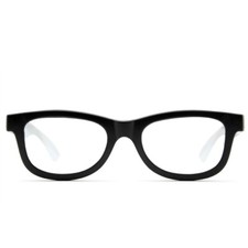 GloFX Standard Rainbow Rave Diffraction Glasses - Black