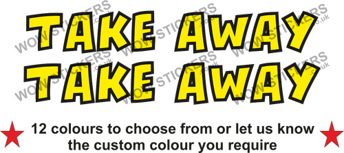 Take away stickers street - 2,