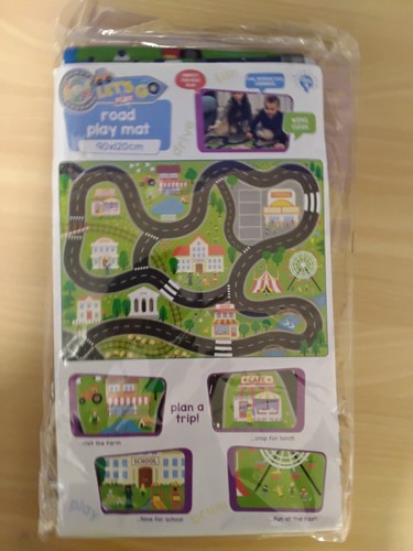 Small bright road play mat - road, 90