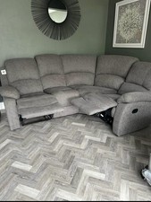 Milano Reversible Curved Corner Sofa -Grey