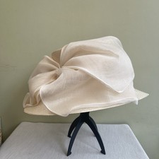 Whiteley Cream Oversized Bow Hat Mother If The Bride Wedding Races Straw