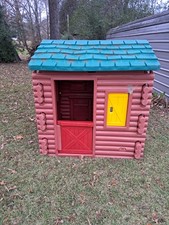 Vintage Little Tikes Log Cabin