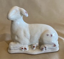 Vintage Glazed Redware Sitting