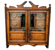 Antique Edwardian Oak Smoker's
