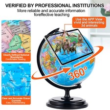3D AR Large World Globe on