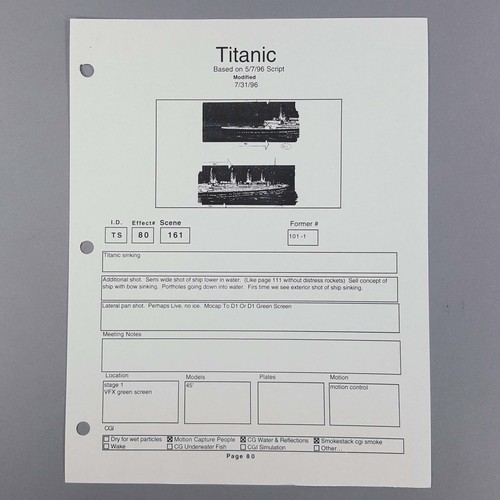Titanic vfx shot breakdown - titanic,