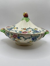 Royal Cauldon Tureen Serving Bowl Victoria Pattern, Collectible. Vintage.