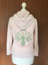 Vintage Baby Pink Juicy Couture Towelling Tracksuit Top Used M