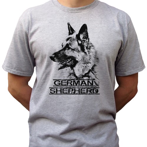 German shepherd grey - grey, shirt
