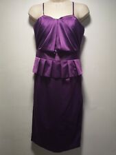 Untold Purple Lined Sleeveless Sheath Dress - Size 10 (032g)