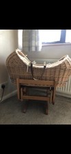Mothercare natural wicker crib - natural,