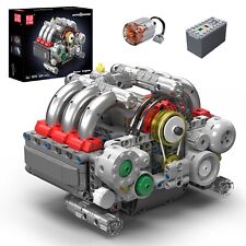 Mould King 10193 Boxer Engine Motor Drive Turbocharger Building Block Toy Gift