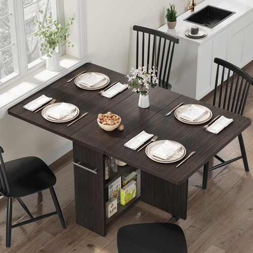 Folding dining table with - with, 6