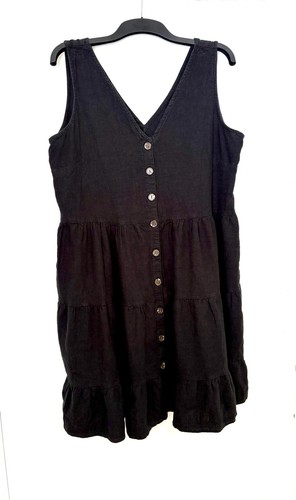 Next black linen - , dress