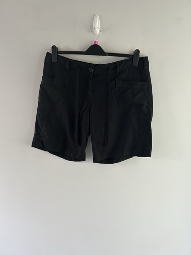 Womens black next shorts linen - black,