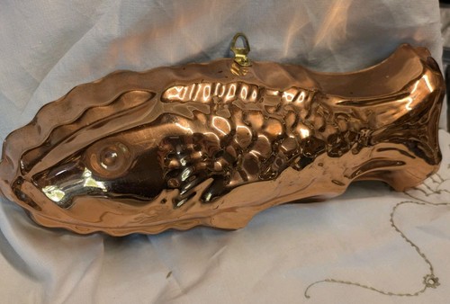 Vintage copper fish jelly - vintage,