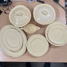 GOLDENDAWN JOHNSON BROTHERS Dinner Set Plates, Jug, Serving Bowls