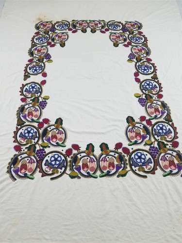 Antique jacobean crewel - jacobean,