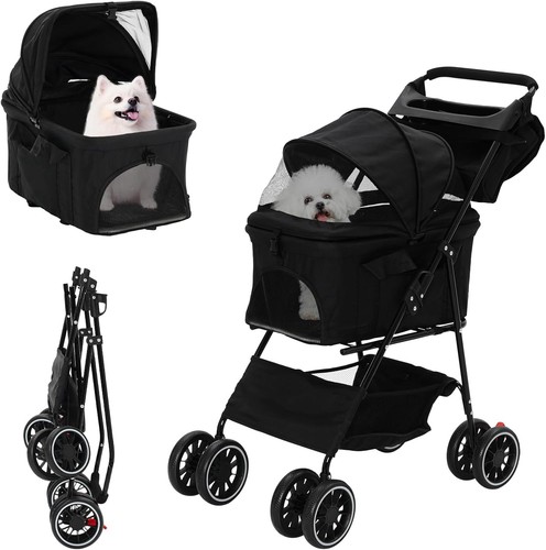 Pet stroller foldable - pet,
