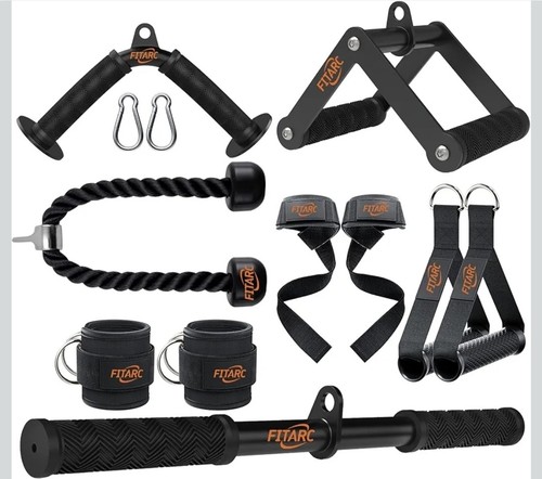Cable machine attachment set - machine,