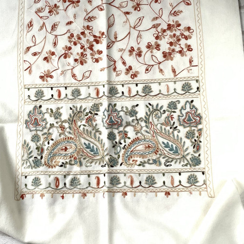 Elegant ivory embroidered - ivory,