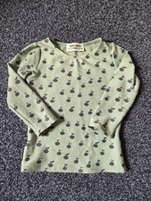 Bobo Choses Rash Vest Swim Top Blue Green Apple 12 18 Months