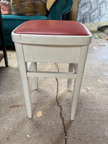 Vintage 1960 square - vintage, stool
