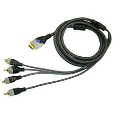AV Composite S-Video SVHS RCA Video HD TV Cable Compatible for Sony PS1 PS2 PS3