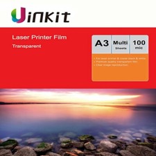 A3 OHP Film For Laser Printing Clear Laser Projector Film Uinkit Lot 420x297
