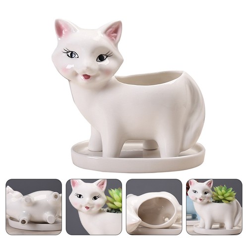 Durable ceramic flower pot - ceramic,
