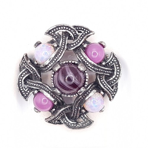Vintage celtic knot brooch - knot, by