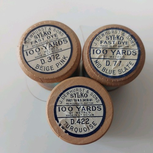 Sylko wooden cotton reels - , x