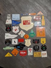 Job Lot. Over 200 Caravan Club Site Rally Plastic Badges. Photos Are A Selection
