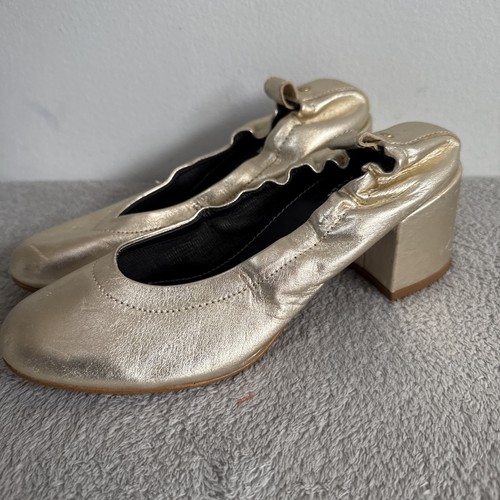 Carvela metallic gold leather - gold,
