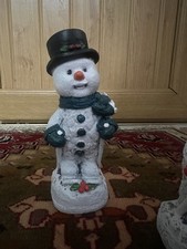 Concrete Snowman statue