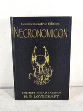 NECRONOMICON H.P. Lovecraft Commemorative Deluxe Leather Bound First Edition HB