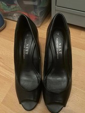 Next black high heels  size 4