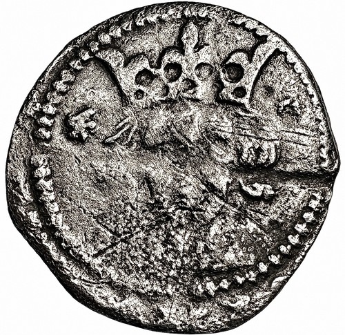Henry silver hammered penny - silver,