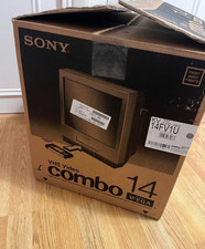 Sony CRT 14in combi TV and VHS