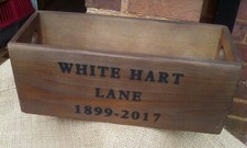 Rustic WHITE HART LANE wooden