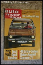 Auto Motor Sport 3/71 Ford GT