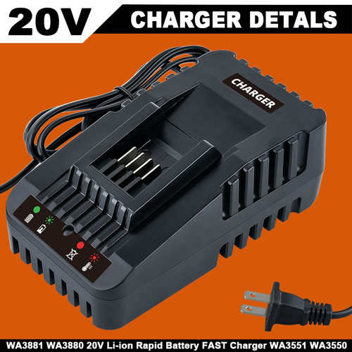 Charger for worx - for, wa3880