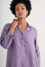 Seasalt Women's Regular Early Sun Linen Tunic Echium