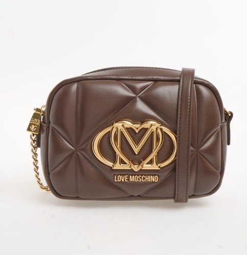 Love moschino brown quilted - love,