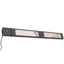 Litecraft 3000W Radiant Wall or Ceiling Heater With Remote - Black Clearance