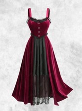 New Red Velvet & Black Lace