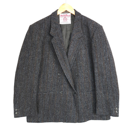 Harris tweed blazer jacket 42r - tweed,