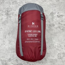 HI-GEAR Divine Lux Double Sleeping Bag Red Camping Hiking Equipment