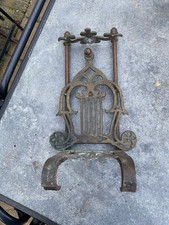 Victorian Fireplace Inglenook 19th Century Brass Lyre Trivit